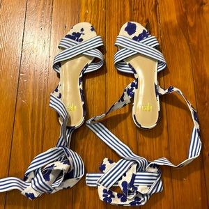 Brand new Cabi tie up Sandals